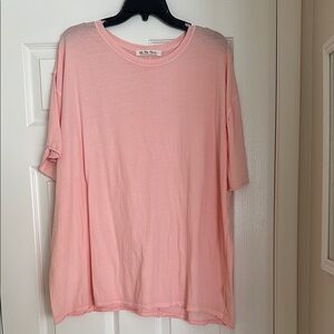 Free People Soft Pink Tee